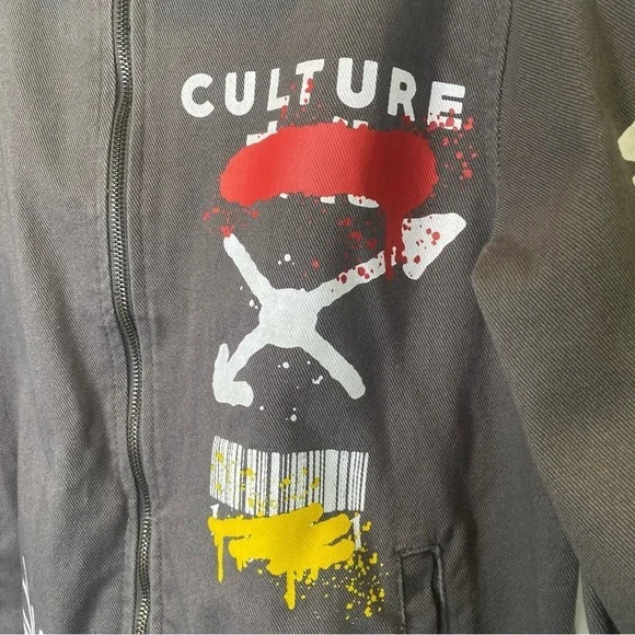 TRADEMARK BROOKLYN Cloth Co Jacket Mens S Gray worldwide tour limited edition - Picture 9 of 11